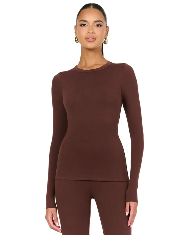 NW Crewneck Top sold by Naked Wardrobe