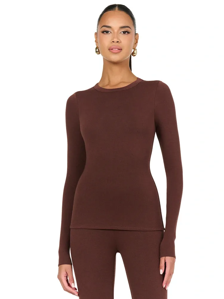 NW Crewneck Top sold by Naked Wardrobe