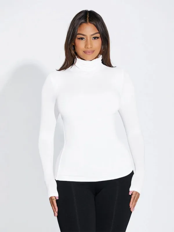 NW Turtleneck Sculpt Top sold by Naked Wardrobe