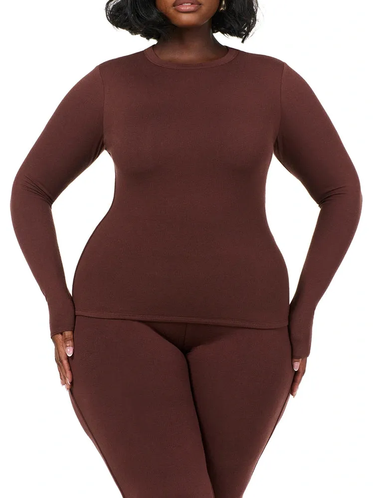 NW Crewneck Top CURVE sold by Naked Wardrobe product image thumbnail 4