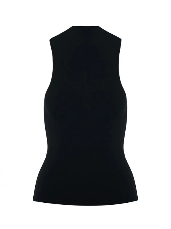 NW Sleeveless Mock Neck Top Curve sold by Naked Wardrobe