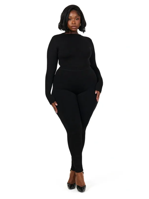 NW High Waisted Legging Curve sold by Naked Wardrobe