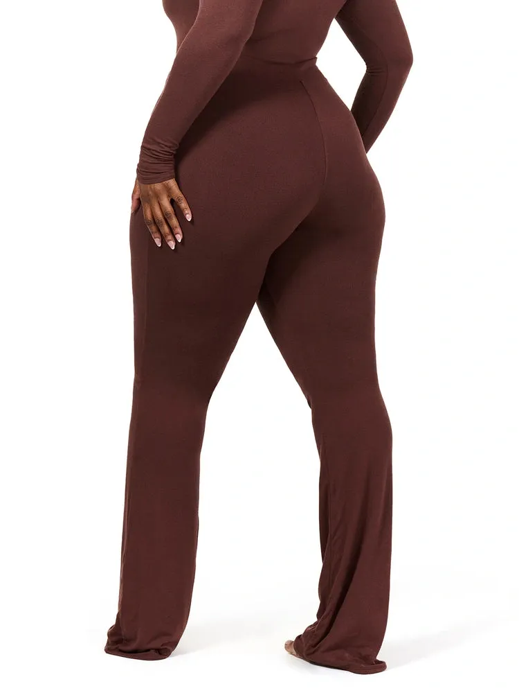 NW High Waist Bootcut Pants Curve sold by Naked Wardrobe product image thumbnail 4