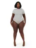 NW Short Sleeve Bodysuit Curve sold by Naked Wardrobe