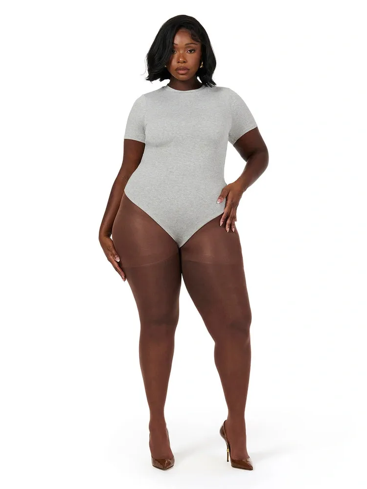 NW Short Sleeve Bodysuit Curve sold by Naked Wardrobe product image thumbnail 3