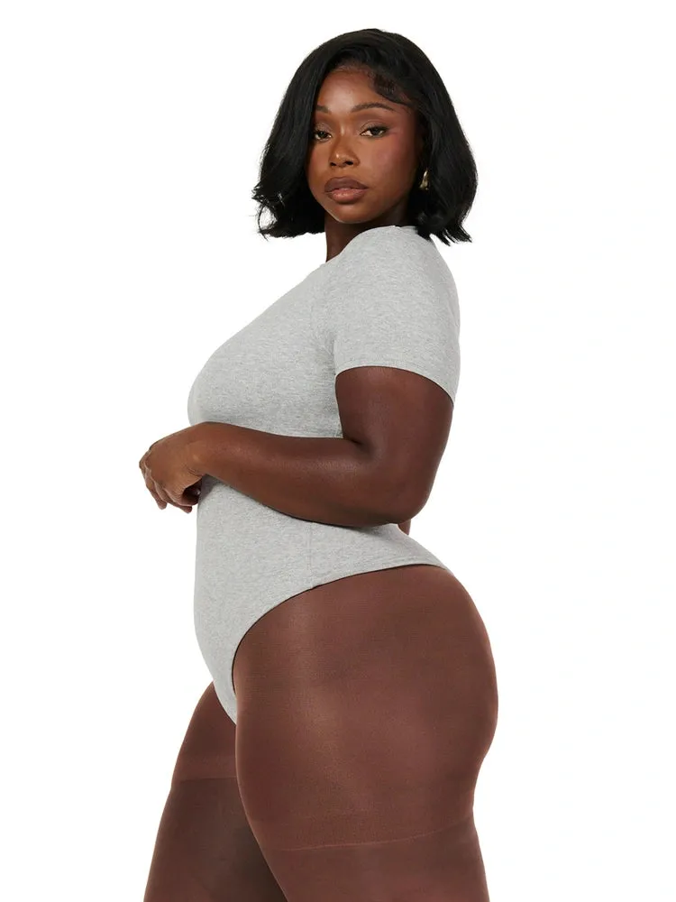 NW Short Sleeve Bodysuit Curve sold by Naked Wardrobe product image thumbnail 4
