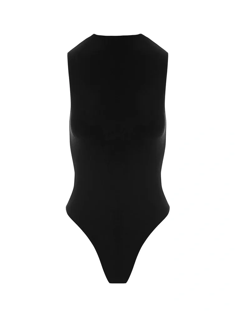 NW Sleeveless Sculpt Bodysuit Curve sold by Naked Wardrobe product image thumbnail 5