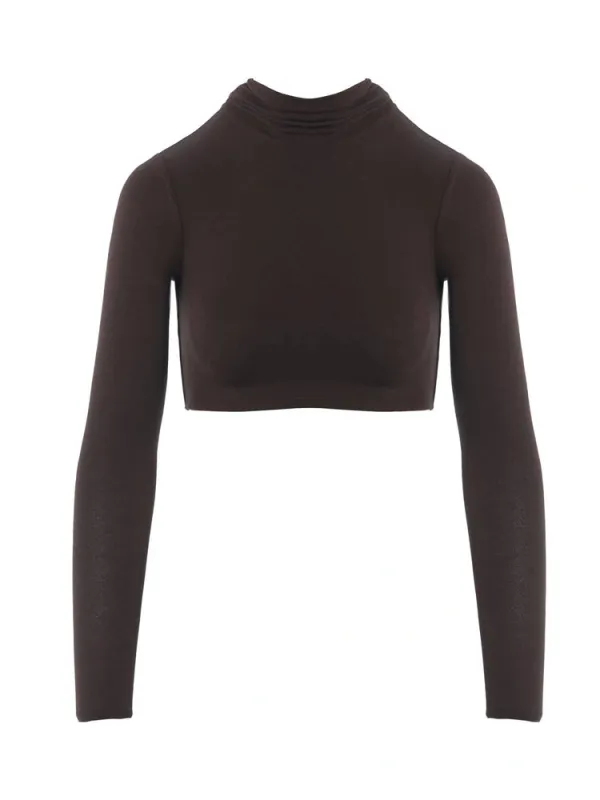 NW Turtleneck Crop Top sold by Naked Wardrobe