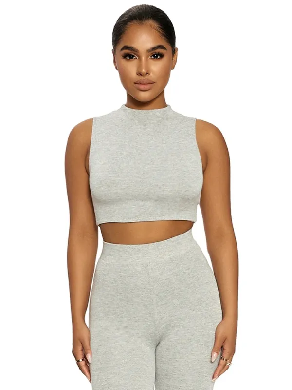 NW Sleeveless Crop Top sold by Naked Wardrobe