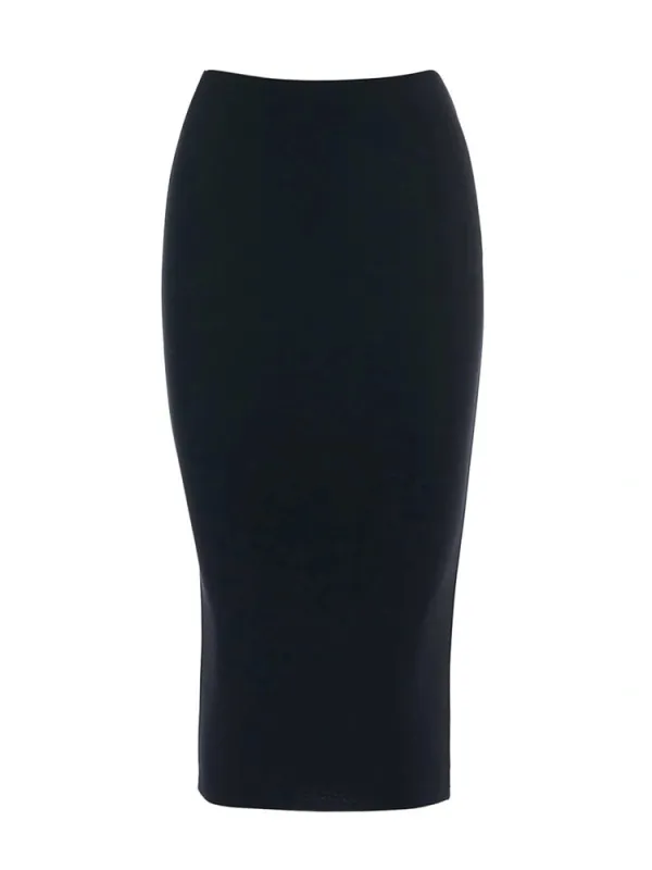 NW Sculpt Midi Skirt sold by Naked Wardrobe
