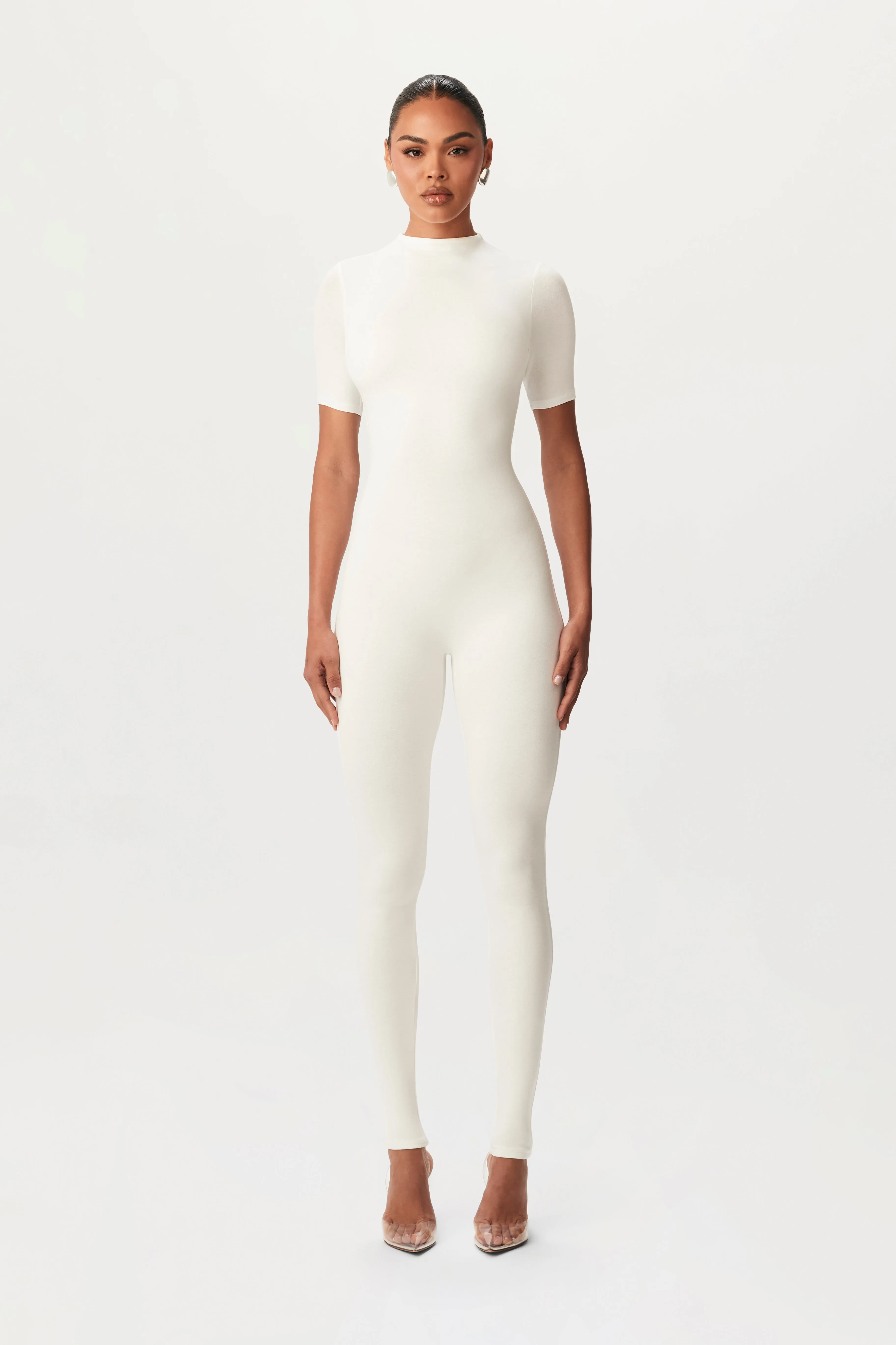 NW Sculpt Short Sleeve Jumpsuit sold by Naked Wardrobe product image thumbnail 5