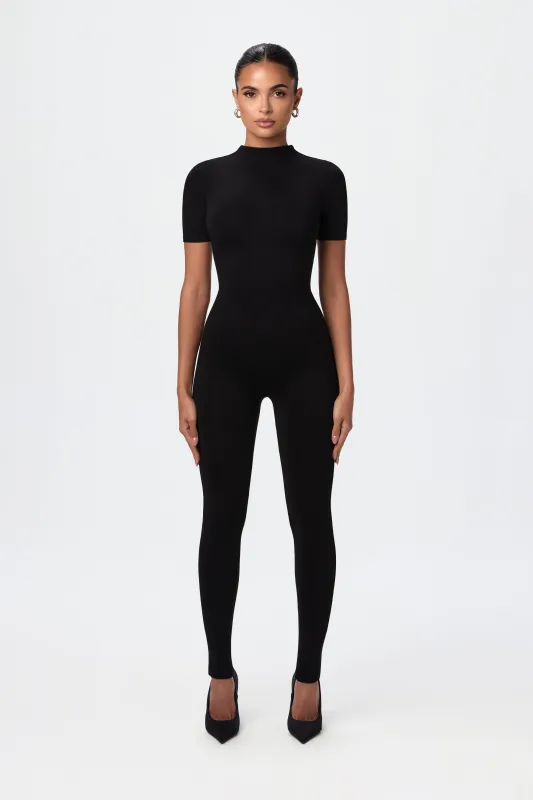 NW Sculpt Short Sleeve Jumpsuit sold by Naked Wardrobe