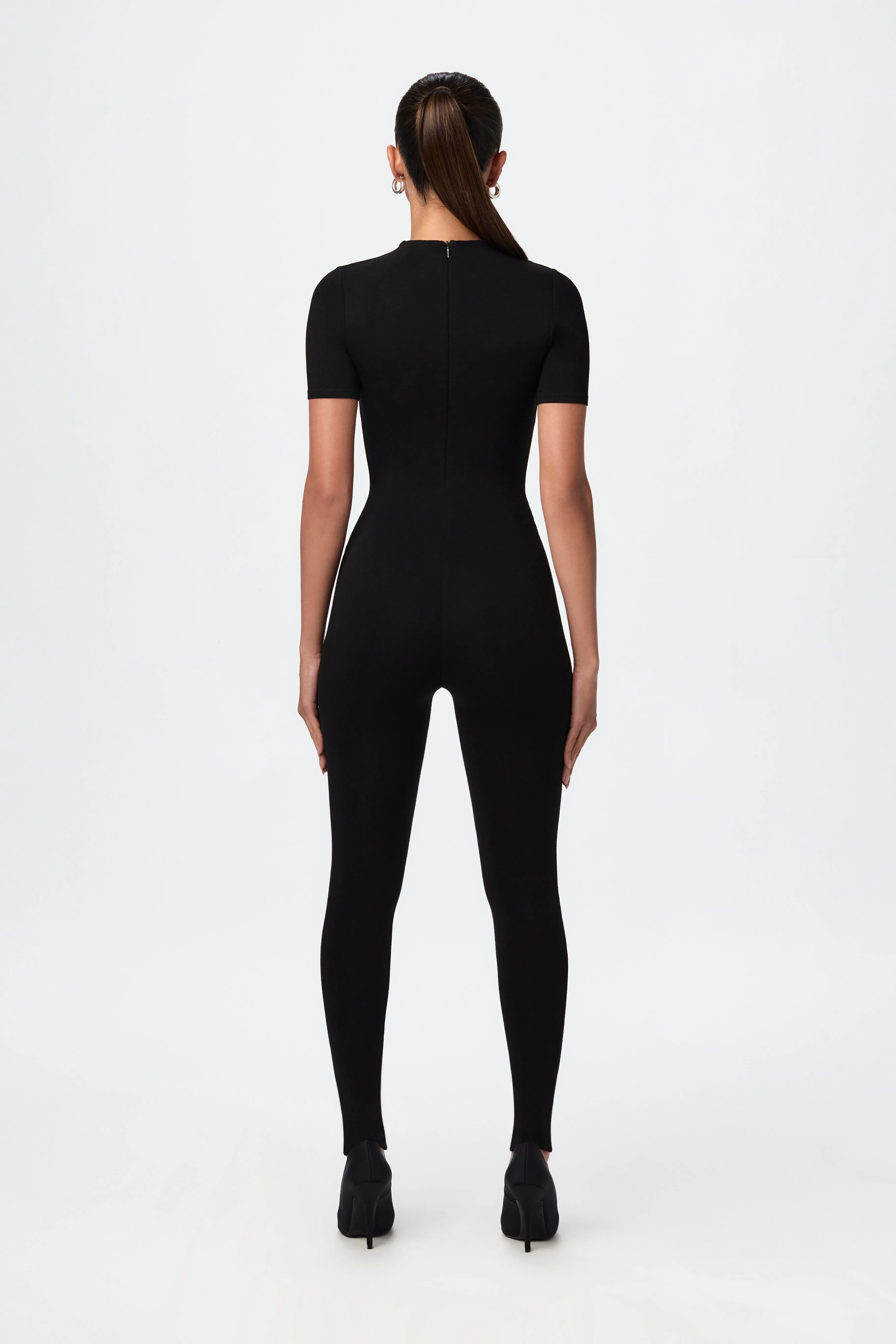 NW Sculpt Short Sleeve Jumpsuit sold by Naked Wardrobe product image thumbnail 3