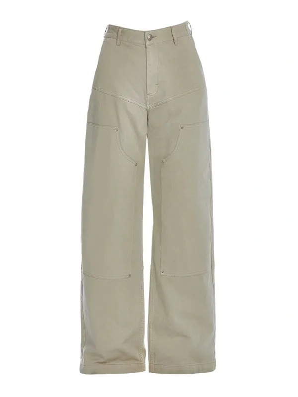 Patch Wide-Leg Jeans sold by Naked Wardrobe