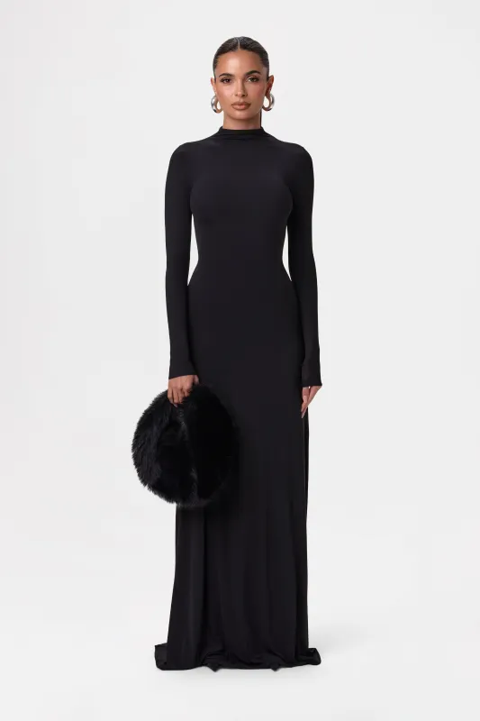Naked Mock Neck Maxi Dress sold by Naked Wardrobe
