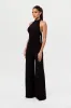 Smooth Halter Wide-leg Jumpsuit sold by Naked Wardrobe