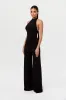 Smooth Halter Wide-leg Jumpsuit sold by Naked Wardrobe