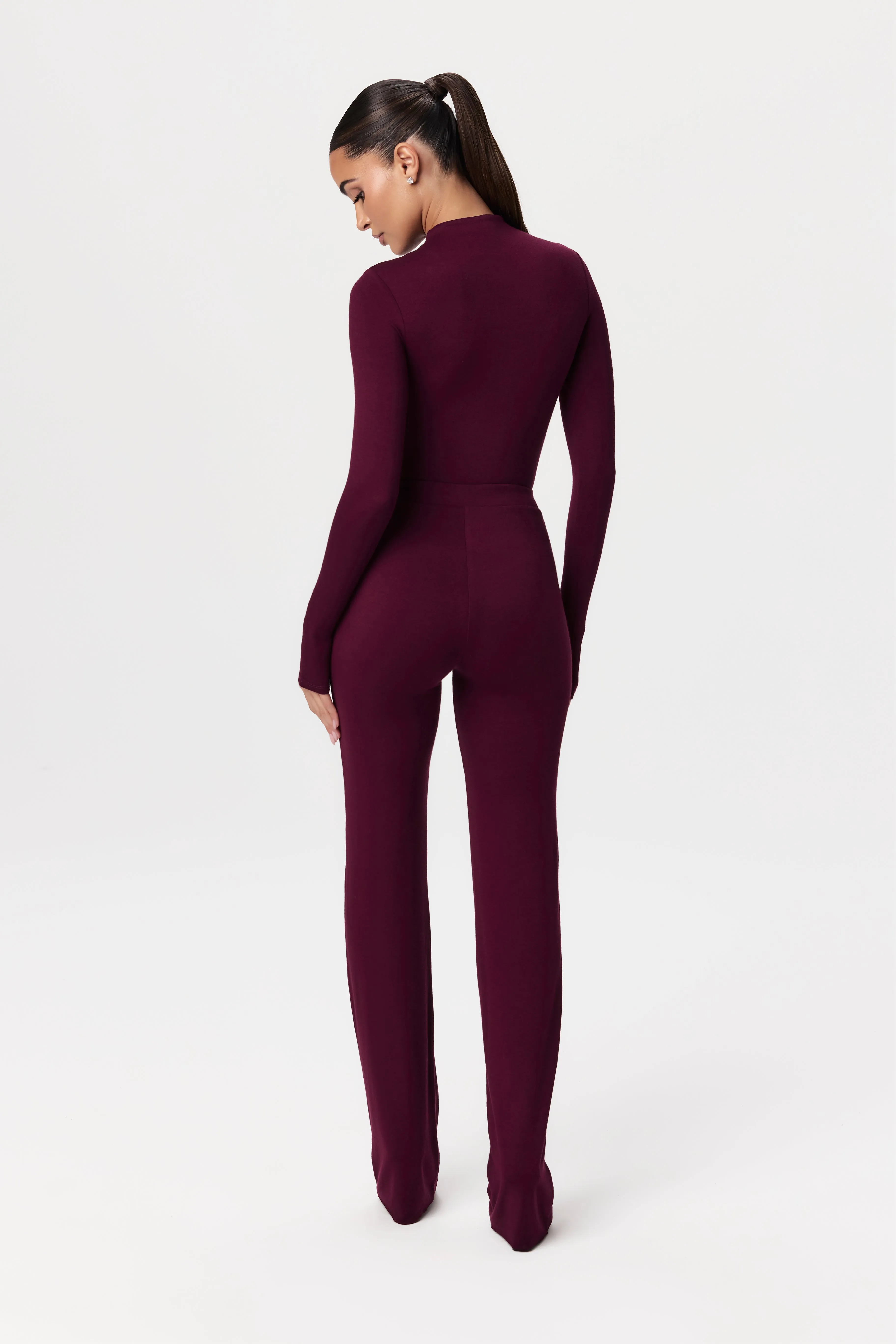 NW High Waist Bootcut Pants sold by Naked Wardrobe product image thumbnail 4