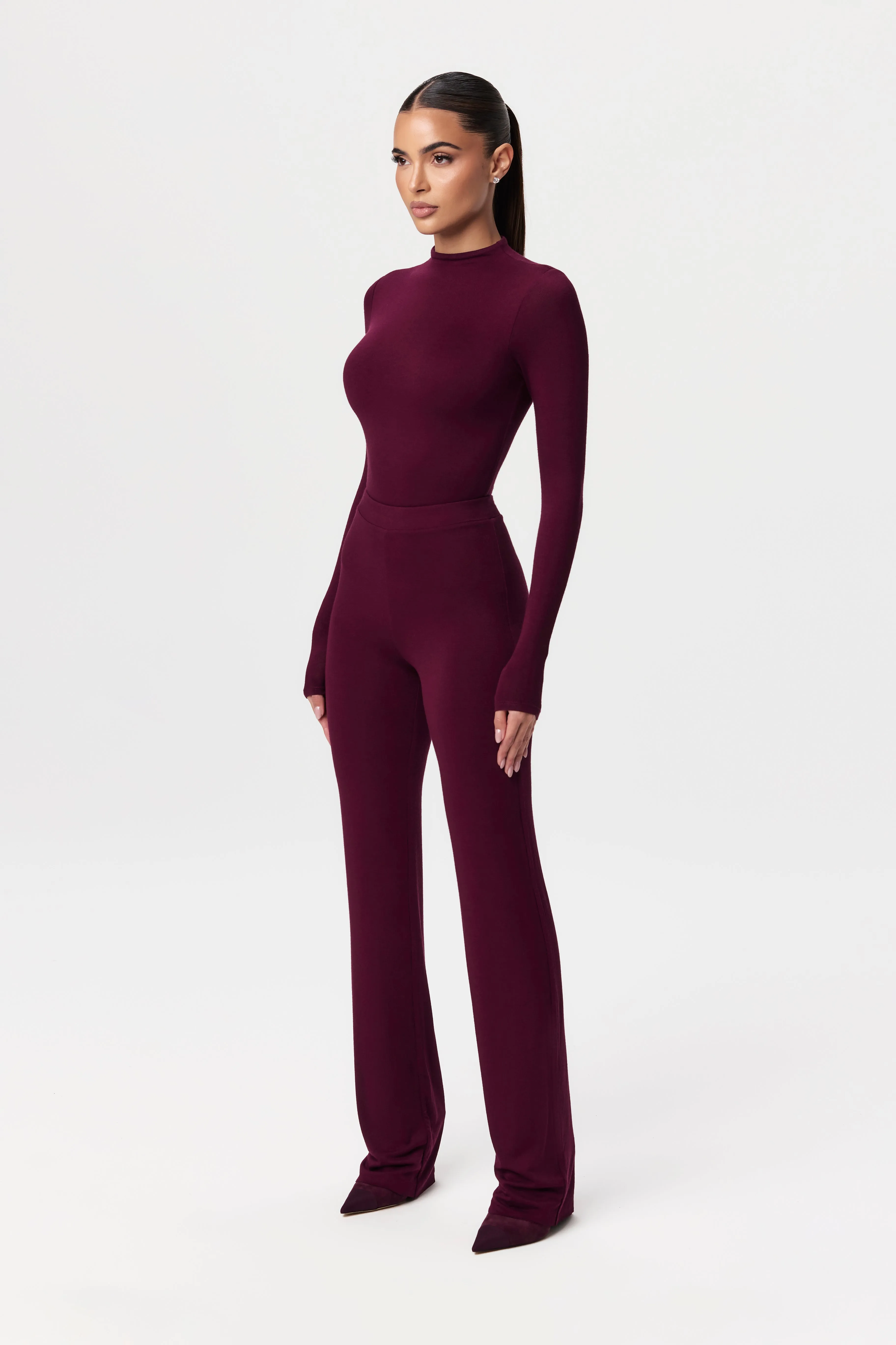 NW High Waist Bootcut Pants sold by Naked Wardrobe