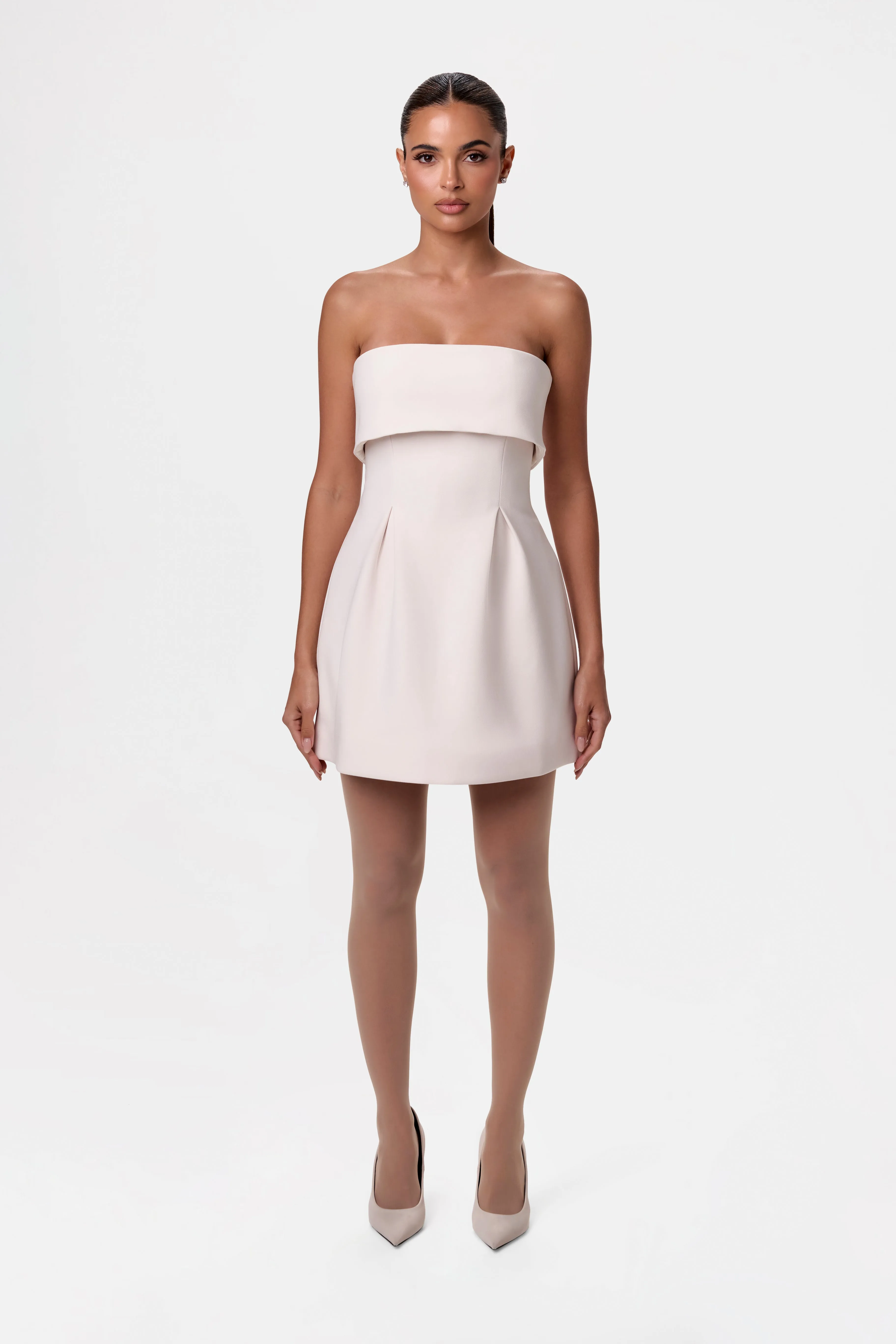 Suiting Tube A-Line Mini Dress sold by Naked Wardrobe