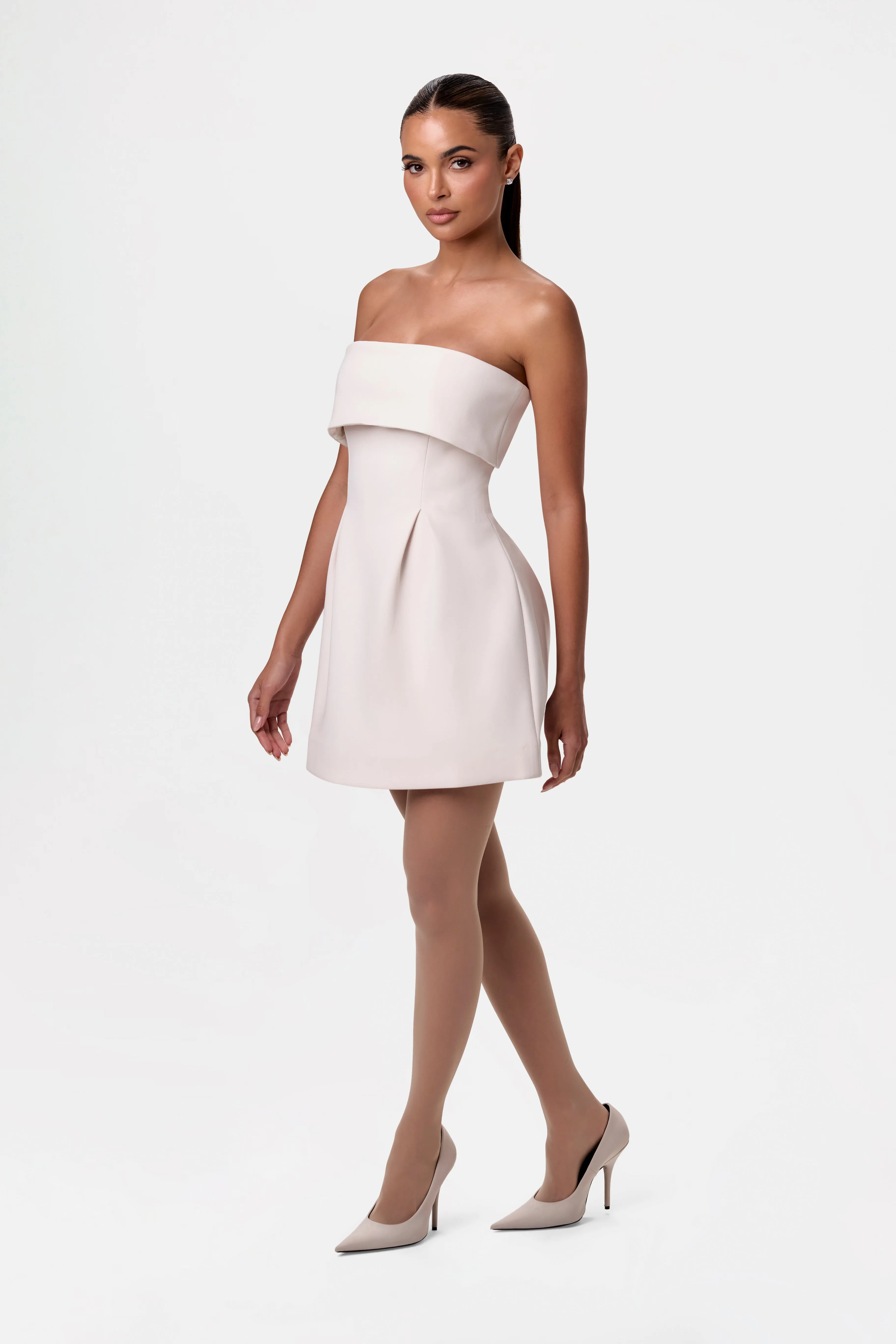 Suiting Tube A-Line Mini Dress sold by Naked Wardrobe product image thumbnail 5