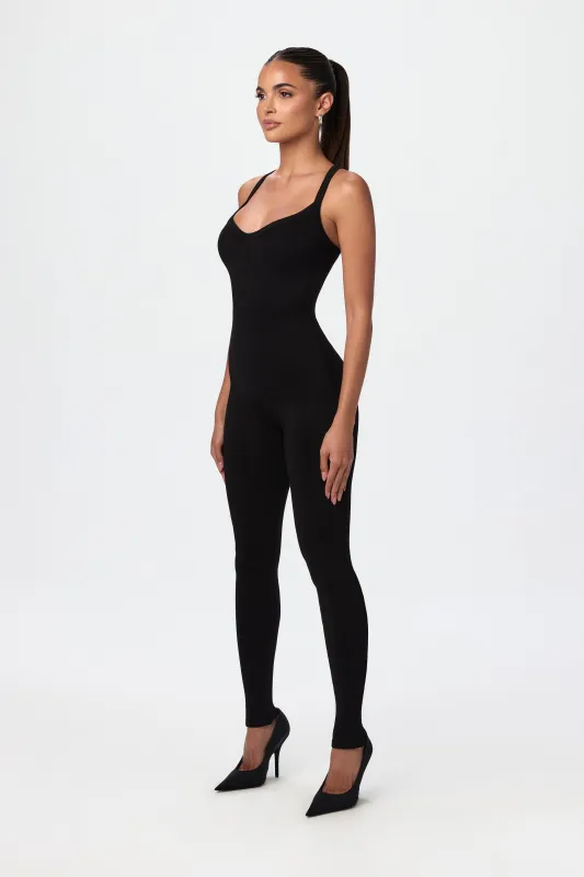 NW Cross Back Jumpsuit sold by Naked Wardrobe