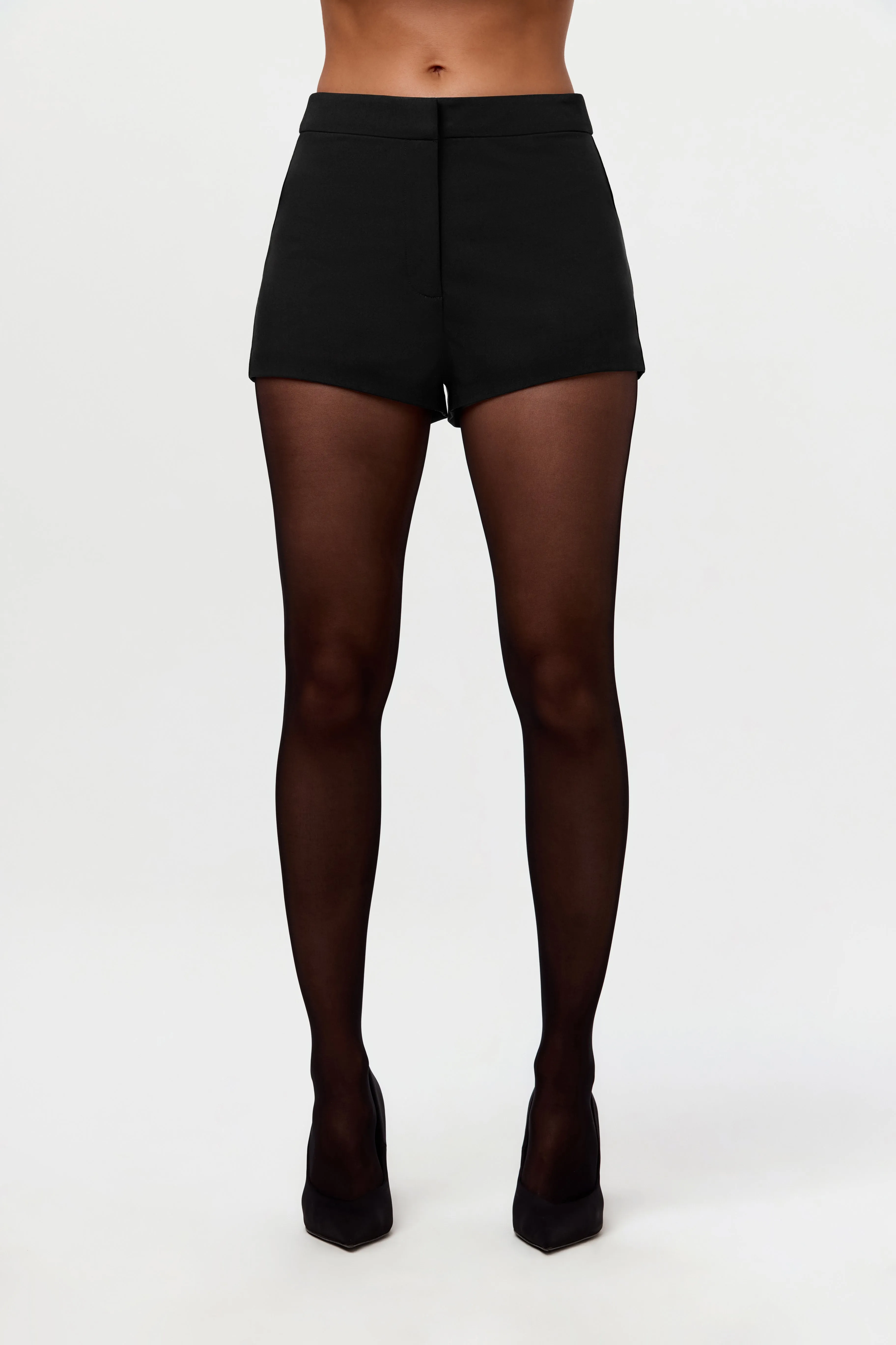 High Waist Suited Shorts sold by Naked Wardrobe product image thumbnail 4