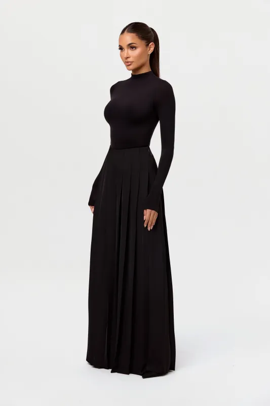 Pleated Wide Leg Pant sold by Naked Wardrobe