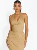 Shirting Corset Halter Top sold by Naked Wardrobe
