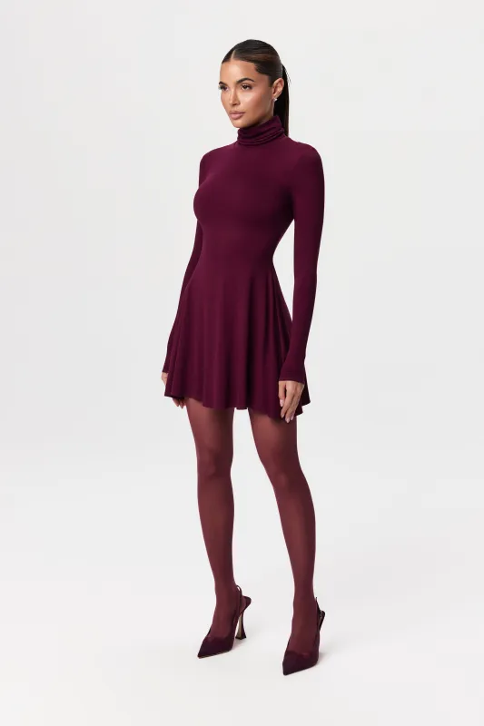 NW Turtleneck A-Line Mini Dress sold by Naked Wardrobe