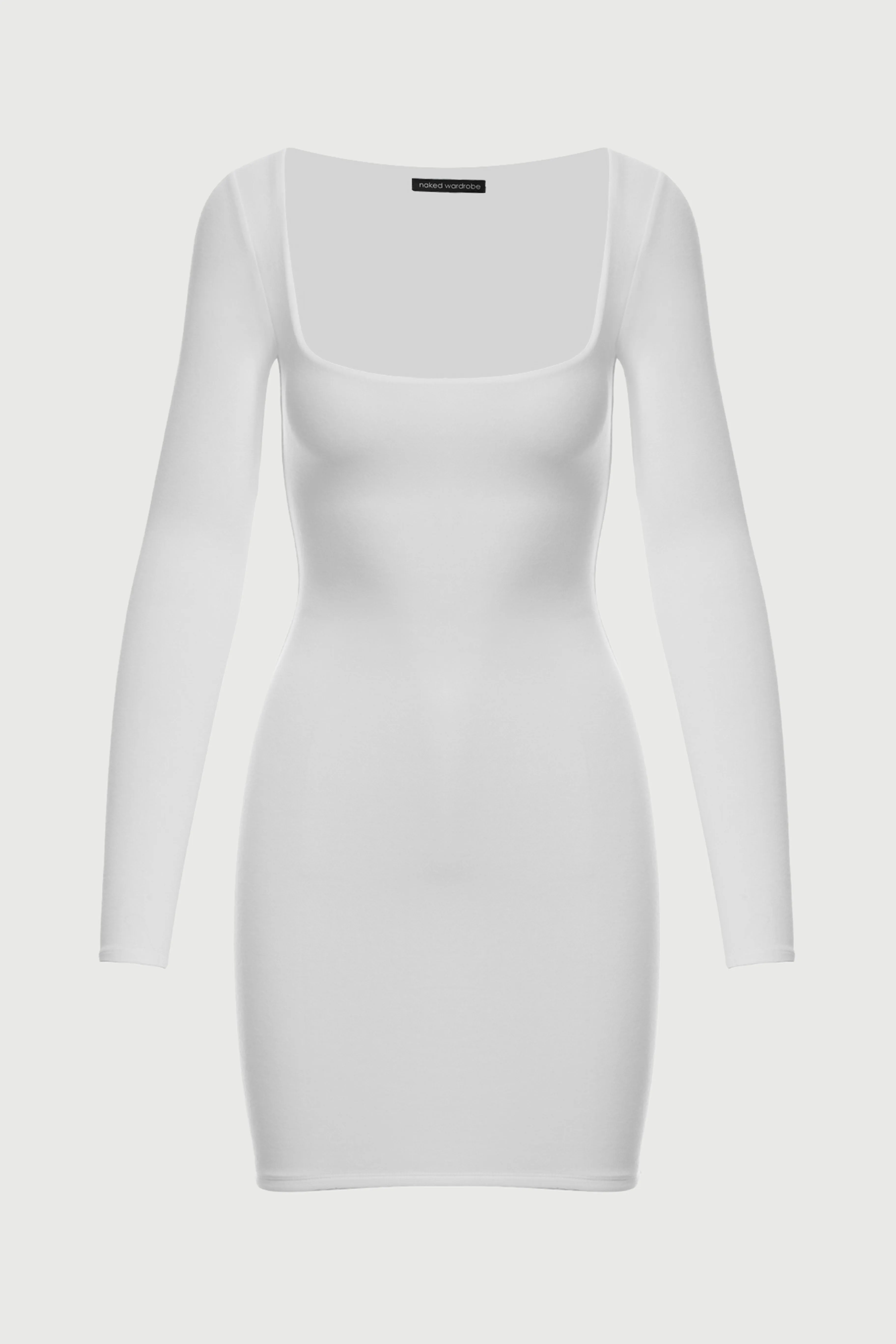 NW Square Neck Sculpt Mini Dress sold by Naked Wardrobe