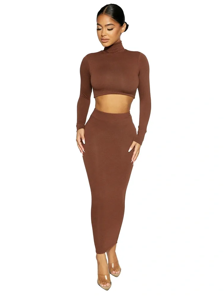 The Nw Turtleneck Skirt Set sold by Naked Wardrobe product image thumbnail 3