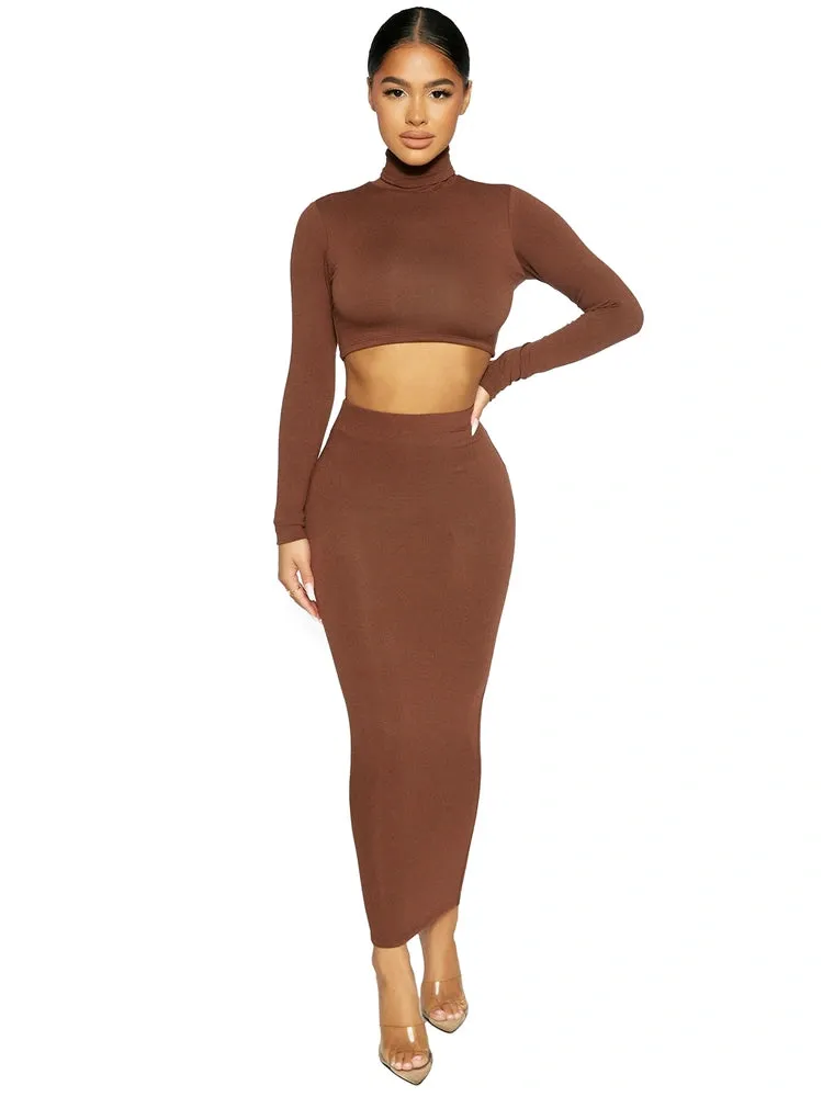 The Nw Turtleneck Skirt Set sold by Naked Wardrobe product image thumbnail 4