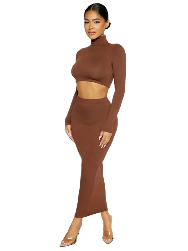 The Nw Turtleneck Skirt Set sold by Naked Wardrobe
