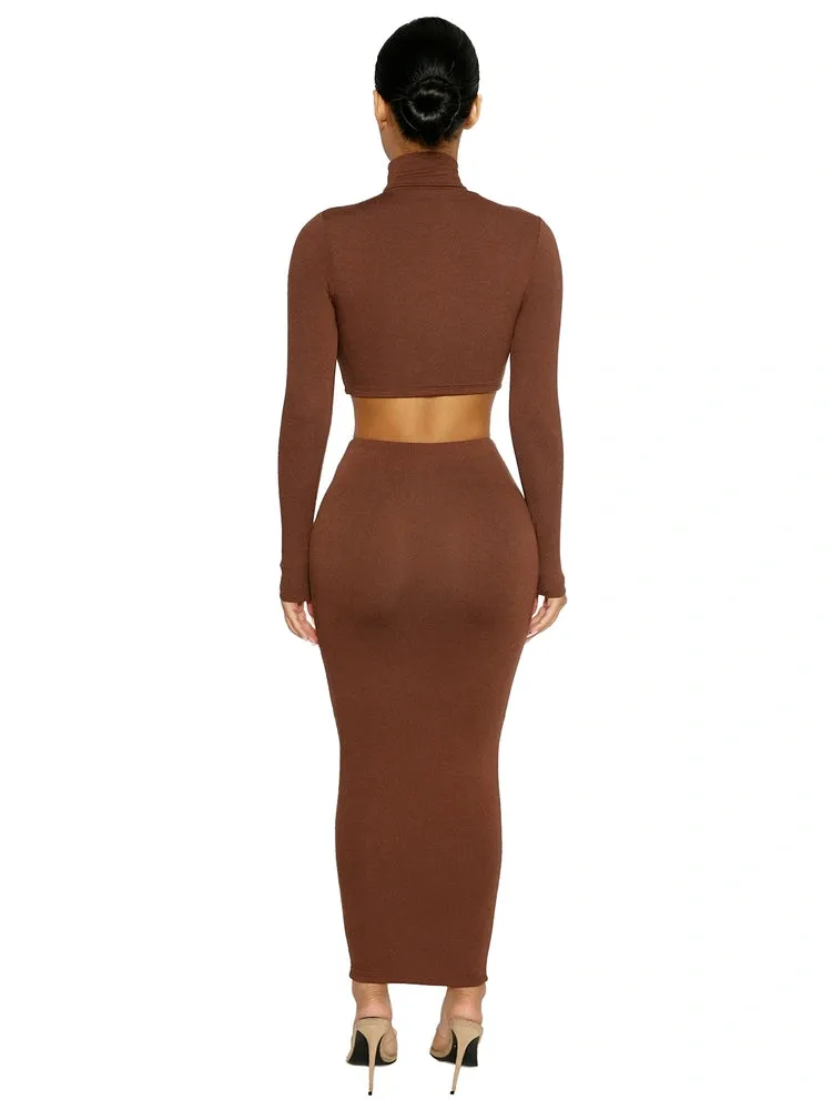 The Nw Turtleneck Skirt Set sold by Naked Wardrobe product image thumbnail 5