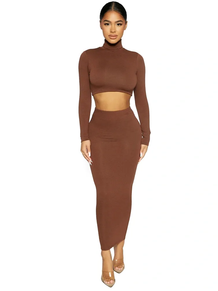The Nw Turtleneck Skirt Set sold by Naked Wardrobe product image thumbnail 2