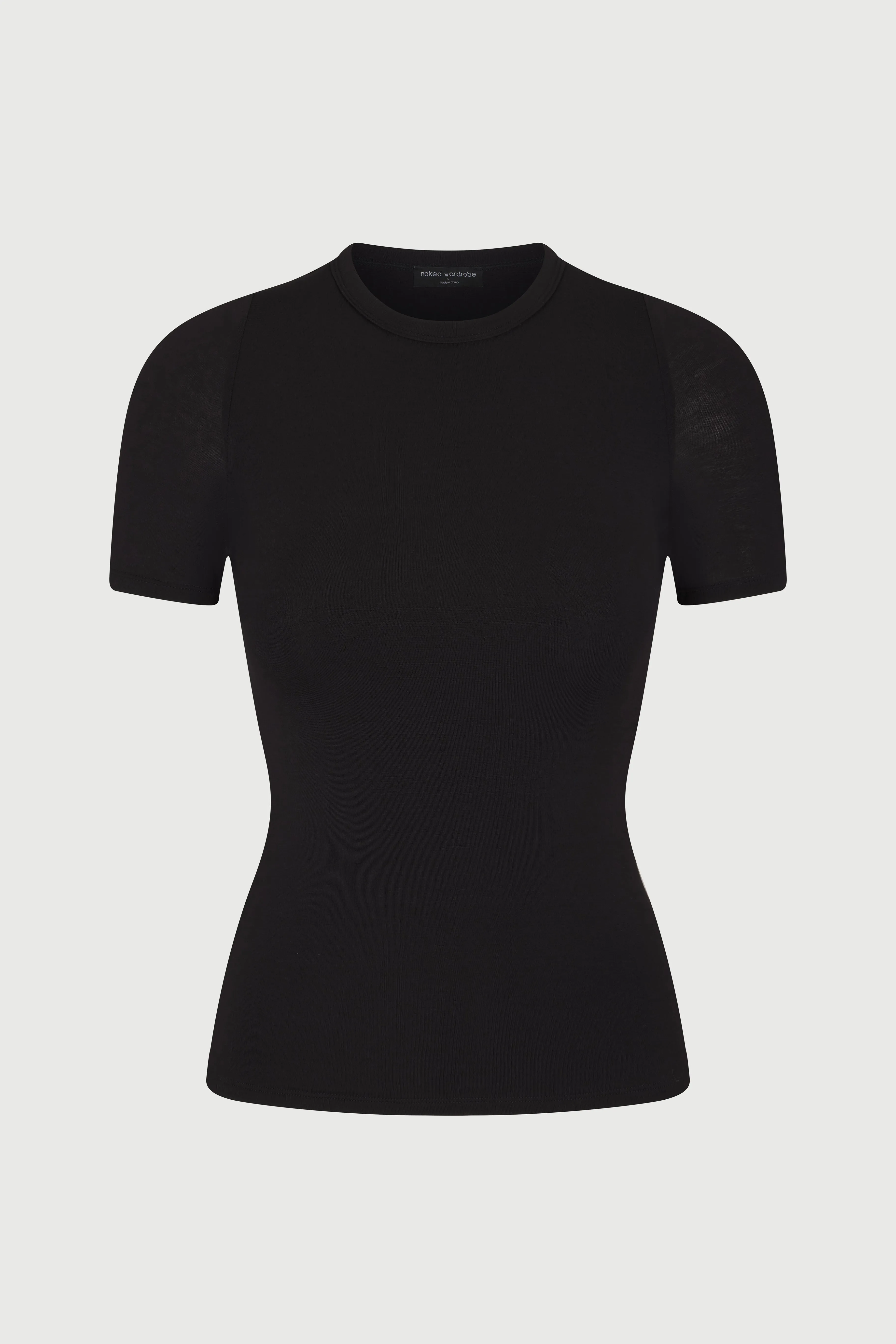 MODAL SHORT SLEEVE TOP sold by Naked Wardrobe product image thumbnail 4