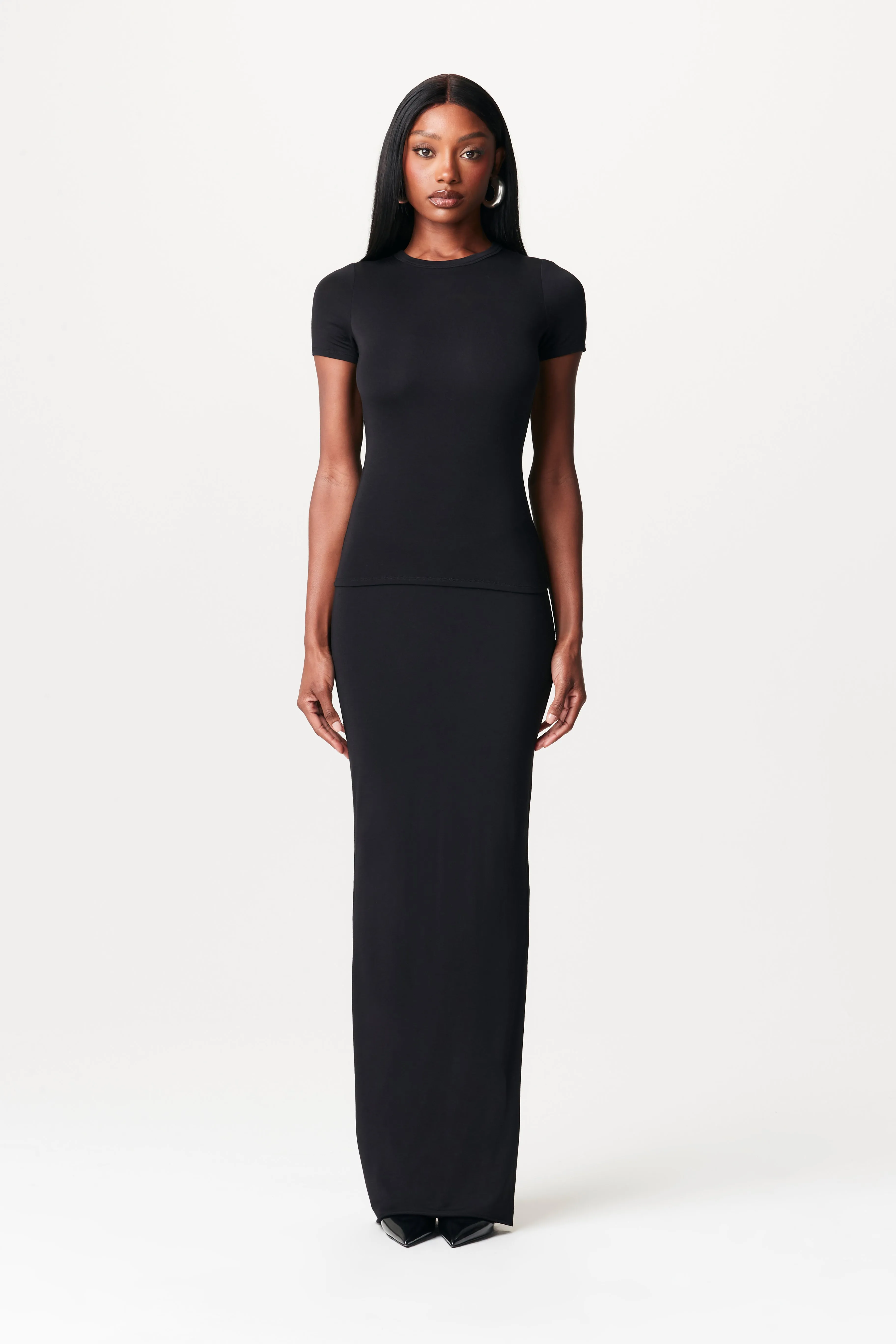 MODAL SHORT SLEEVE TOP sold by Naked Wardrobe