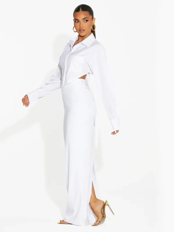 FAR FROM CASUAL MAXI SKIRT sold by Naked Wardrobe