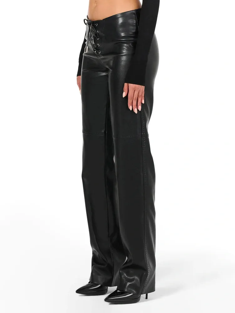 Vegan Leather Stitch Pant sold by Naked Wardrobe product image thumbnail 2