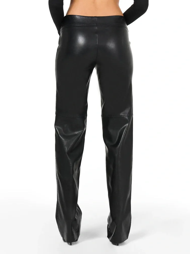 Vegan Leather Stitch Pant sold by Naked Wardrobe product image thumbnail 3