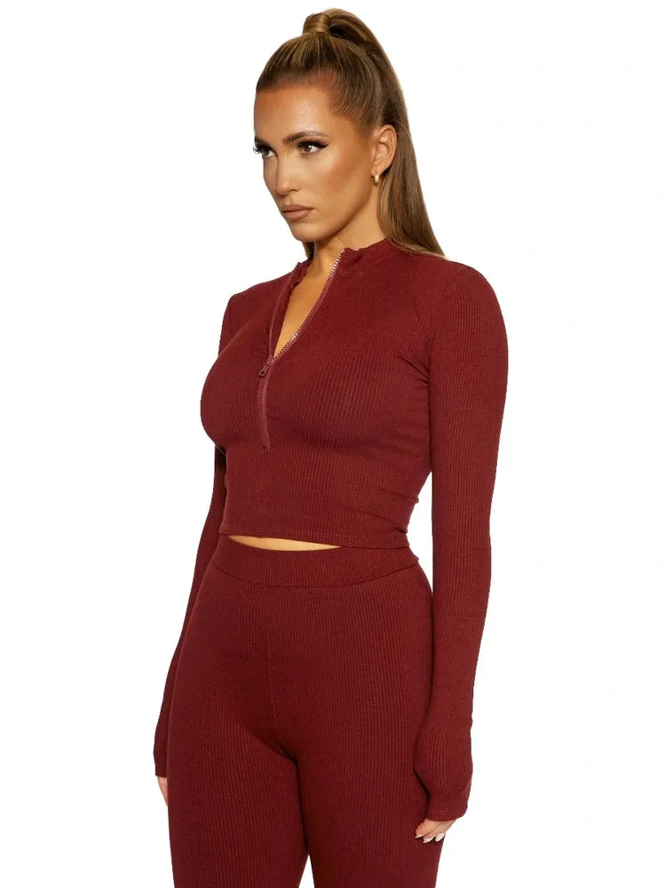 Zip Down Snatch Up Crop sold by Naked Wardrobe product image thumbnail 2