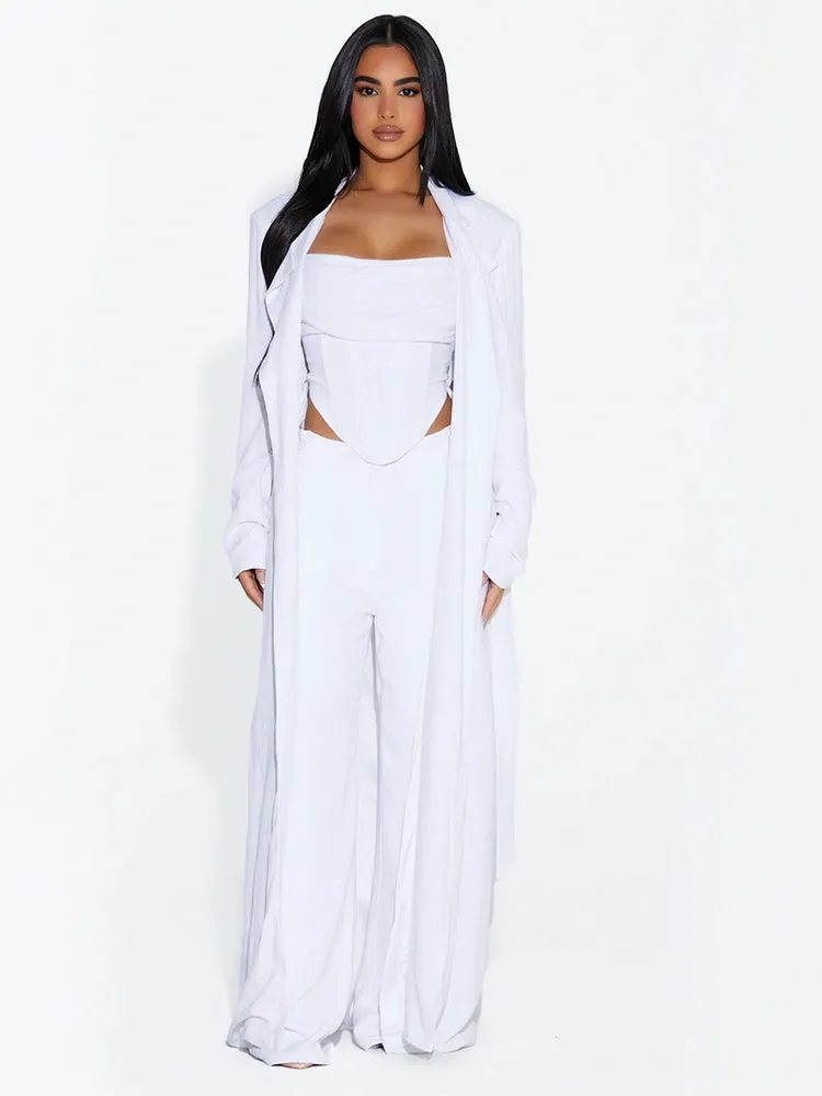 THE LINEN LIFE DUSTER sold by Naked Wardrobe product image thumbnail 3