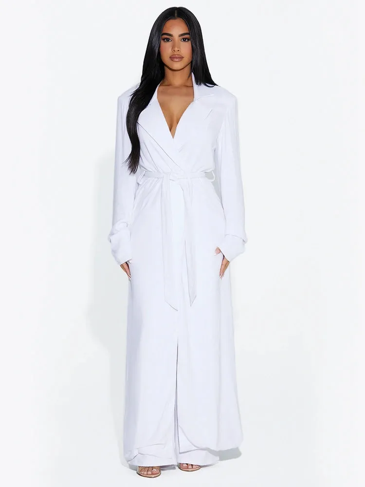 THE LINEN LIFE DUSTER sold by Naked Wardrobe