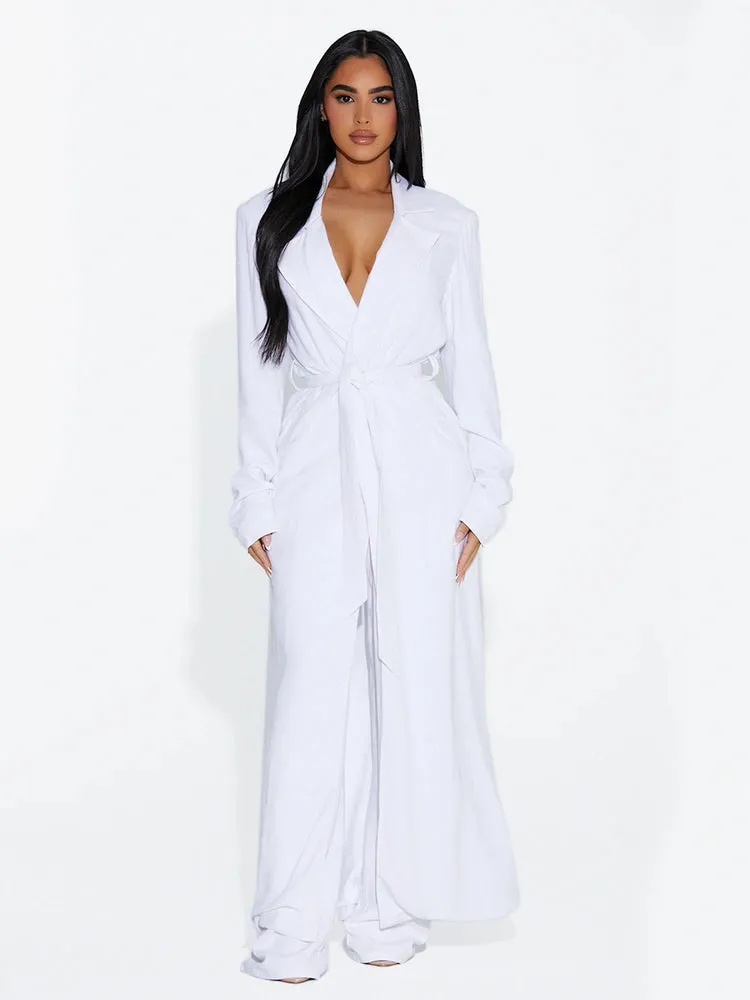 THE LINEN LIFE DUSTER sold by Naked Wardrobe product image thumbnail 2
