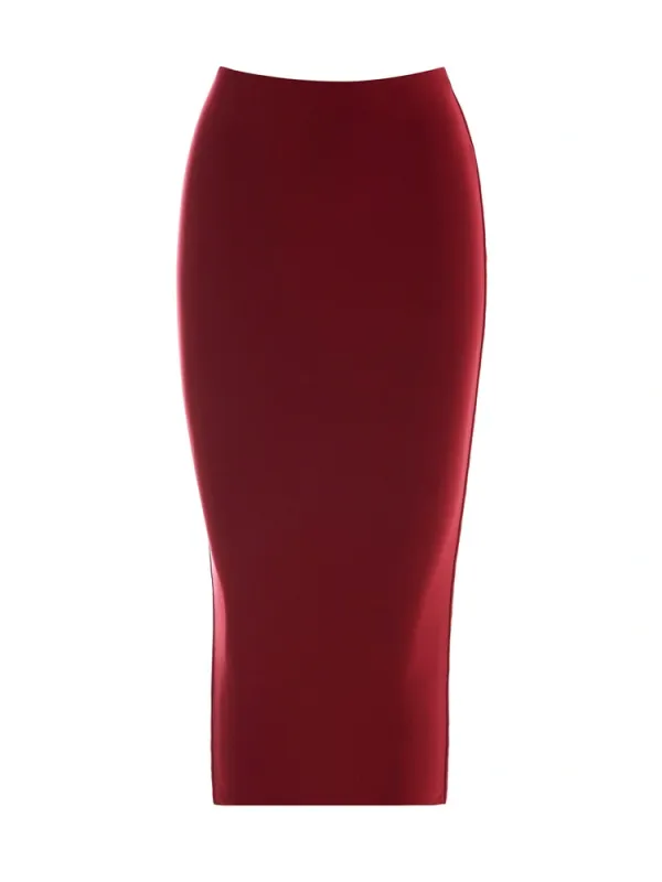 Hourglass Bodycon Midi Skirt sold by Naked Wardrobe