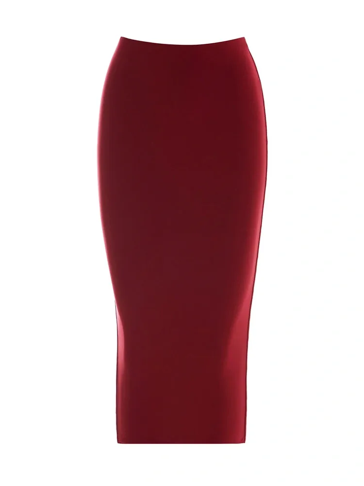 Hourglass Bodycon Midi Skirt sold by Naked Wardrobe