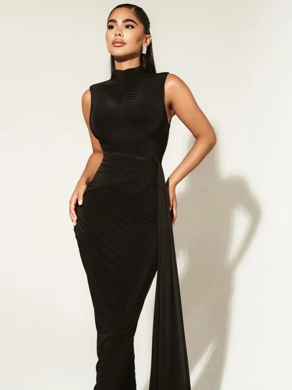 Ruched Hourglass Maxi Dress sold by Naked Wardrobe