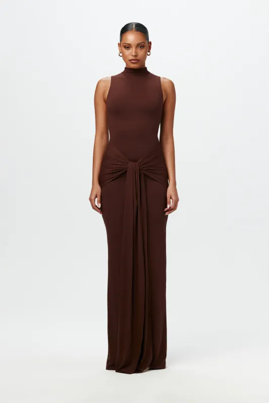 NW Sleeveless Draped Tie Dress sold by Naked Wardrobe