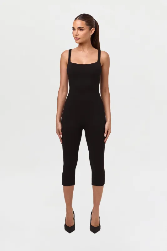 Smooth Tank Capri Jumpsuit sold by Naked Wardrobe